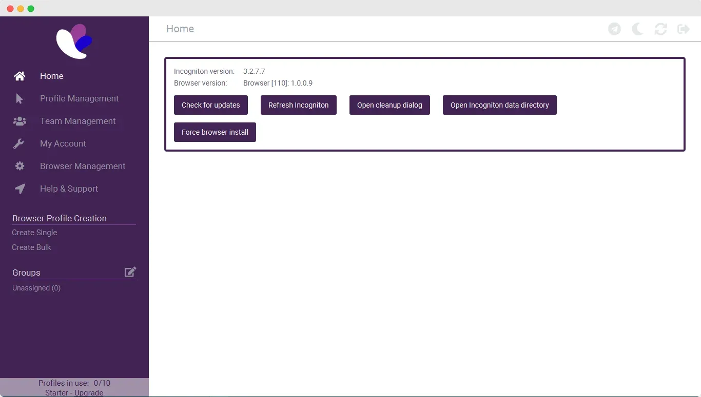 免费AntiDetect Browser Incogniton浏览器的缺点